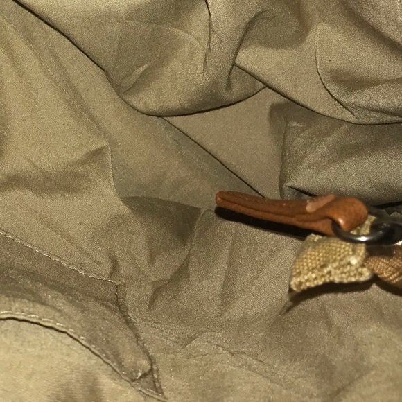 🦋 Backpack*** brown Leather/canvas 🔥 - Picture 5 of 7